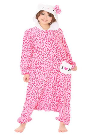 Kigurumi SAZAC Hello Kitty Pink Leopardo MJ19