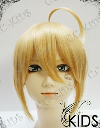 Peruca Loira com Aplique Fate Stay Night Saber Lily PL138