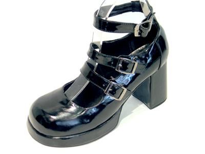 Sapato Preto Tipo Lolita Cod.: SL04