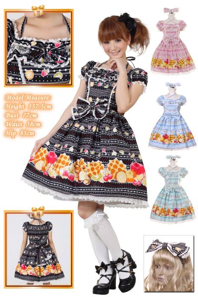 Vestido Lolita Candy Fruits Cod.MJD10