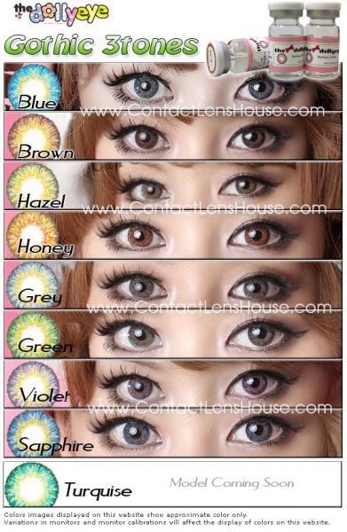 Lentes Importadas Gothic 3tones