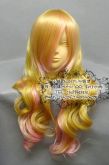 Peruca Loiro Dourado com Mechas Rosa Sheryl Lolita PCV37