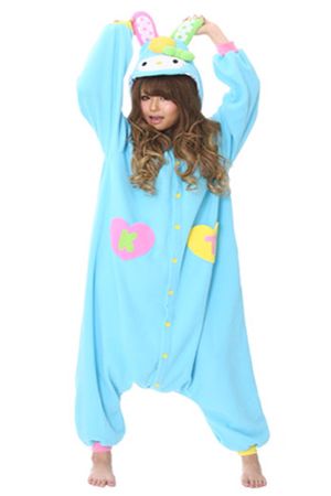 Kigurumi SAZAC Hello Kitty Coelho Azul MJ20