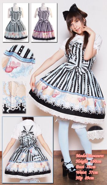 Vestido JSK Lolita Sweet Biscuit Chocolate MJSK01