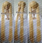 Peruca Loira Lisa com Apliques Longos 120CM Vocaloid PL154