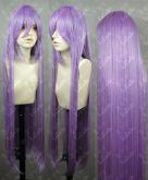 Peruca Roxo Claro Lilás Longa Lisa 100CM Vocaloid PRL97