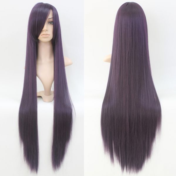 Peruca Roxo Escuro Longa Lisa 100CM PRL124