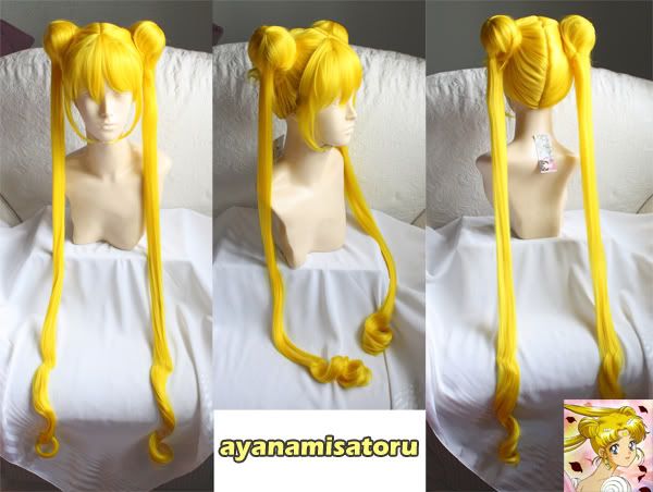 Peruca Loira Amarelada Sailor Moon PL231