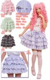 Saia Lolita Fairy Bolinhas Kawaii MJS20