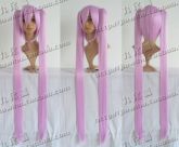 Peruca Rosa-Lilás c/ Apliques Vocaloid LuckyStar Kagami PR45